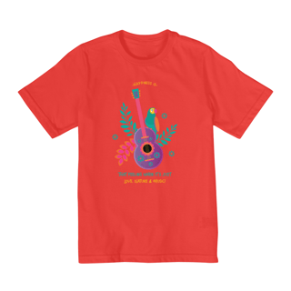Nome do produto Camiseta Happiness - Infantil (10 a 14 Anos)