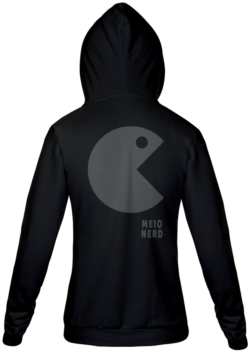 Nome do produto: MOLETOM COM ZIPER MIO NERD