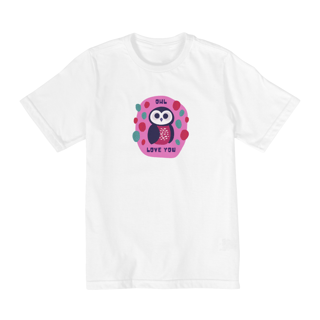 Camiseta Infantil Coruja