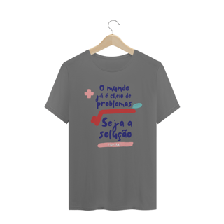 Camiseta Masculina Seja a Solução