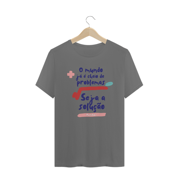 Camiseta Masculina Seja a Solução