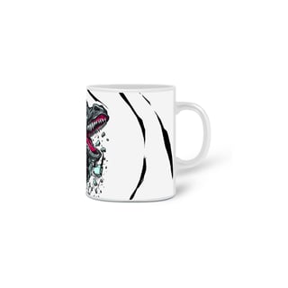 Nome do produto Caneca Dinossauro Rock and roll
