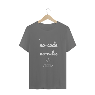 Nome do produtoCamisa Masculina No-Code e No-Rules