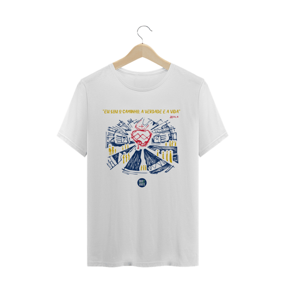 Camiseta - Coração - Branca