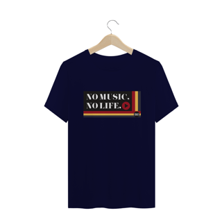 Nome do produto Camiseta No Music, No Life.