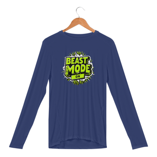 Nome do produto Camiseta Manga Longa Sport Dry UV Beast Mode