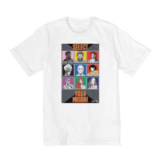 Nome do produto Camiseta Infantil Select Your Mutant