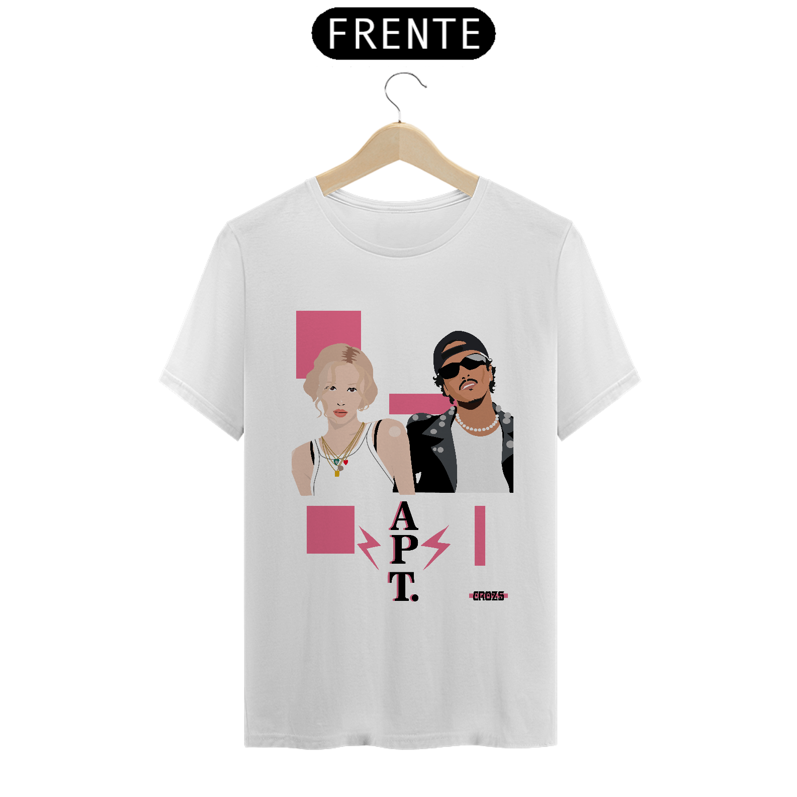 Camiseta APT Rose e Bruno Mars V1