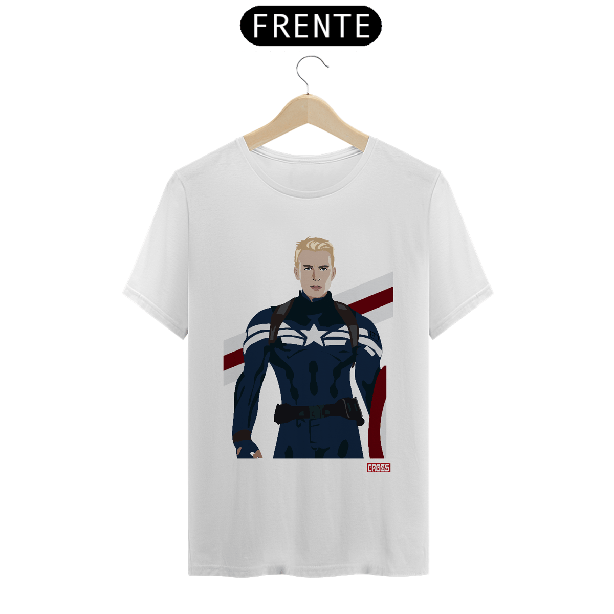 Nome do produto: Camiseta Capitão America