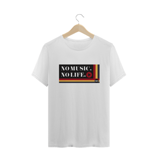 Nome do produto Camiseta No Music, No Life.