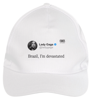 Nome do produto Boné Brazil, Im Devastated