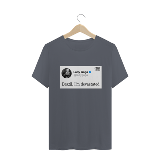Nome do produto Camiseta Brazil, Im Devastated