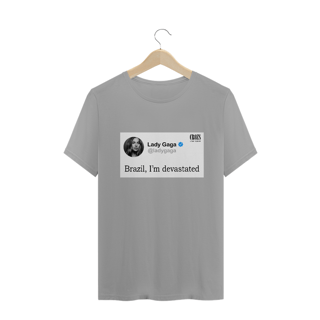 Nome do produto Camiseta Brazil, Im Devastated