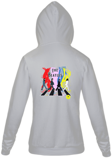 Nome do produto Moletom Com Zíper The Beatles - Abbey Road