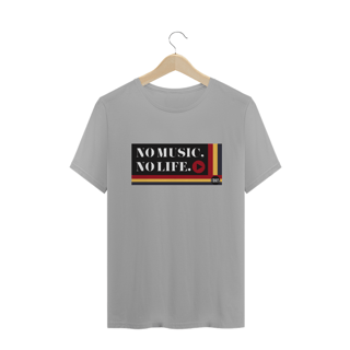 Nome do produto Camiseta No Music, No Life.