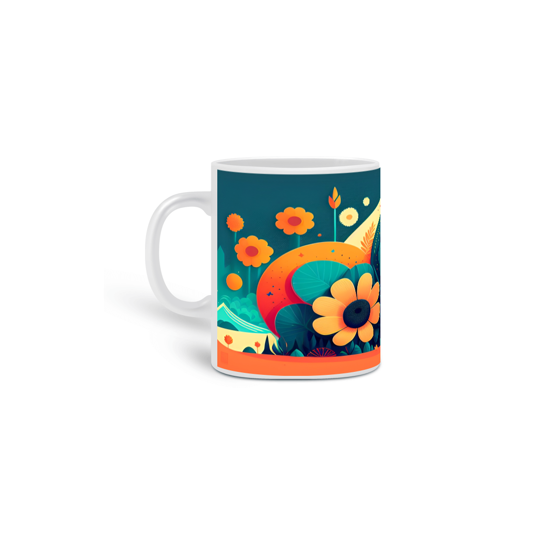 Nome do produto: Caneca Jardim 