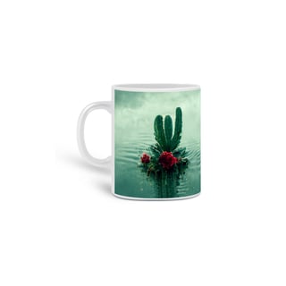 Caneca Cactos Na Enchente