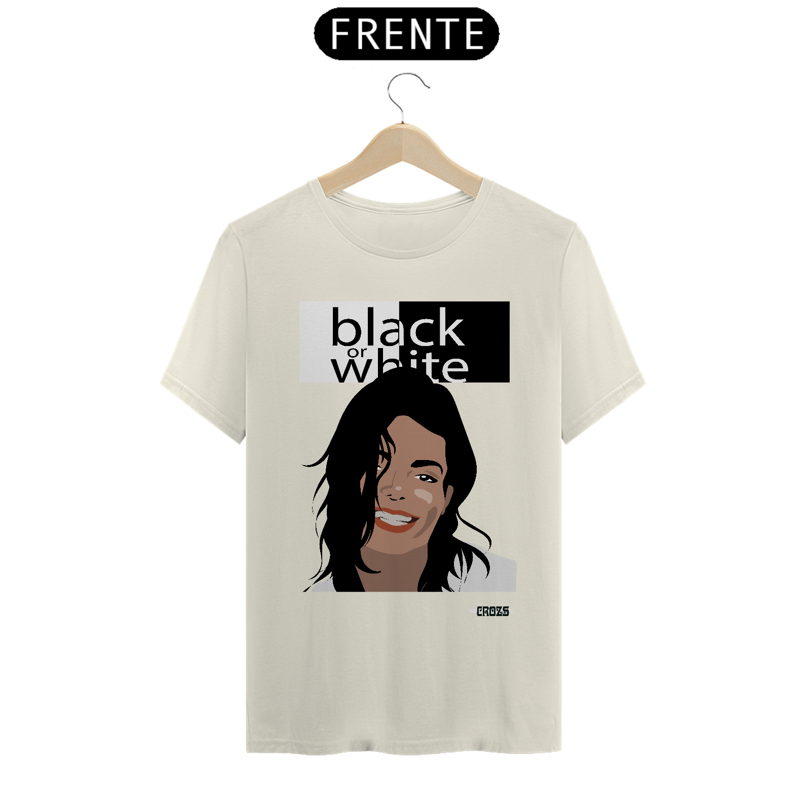 Camiseta Prime Black Or White Michael Jackson