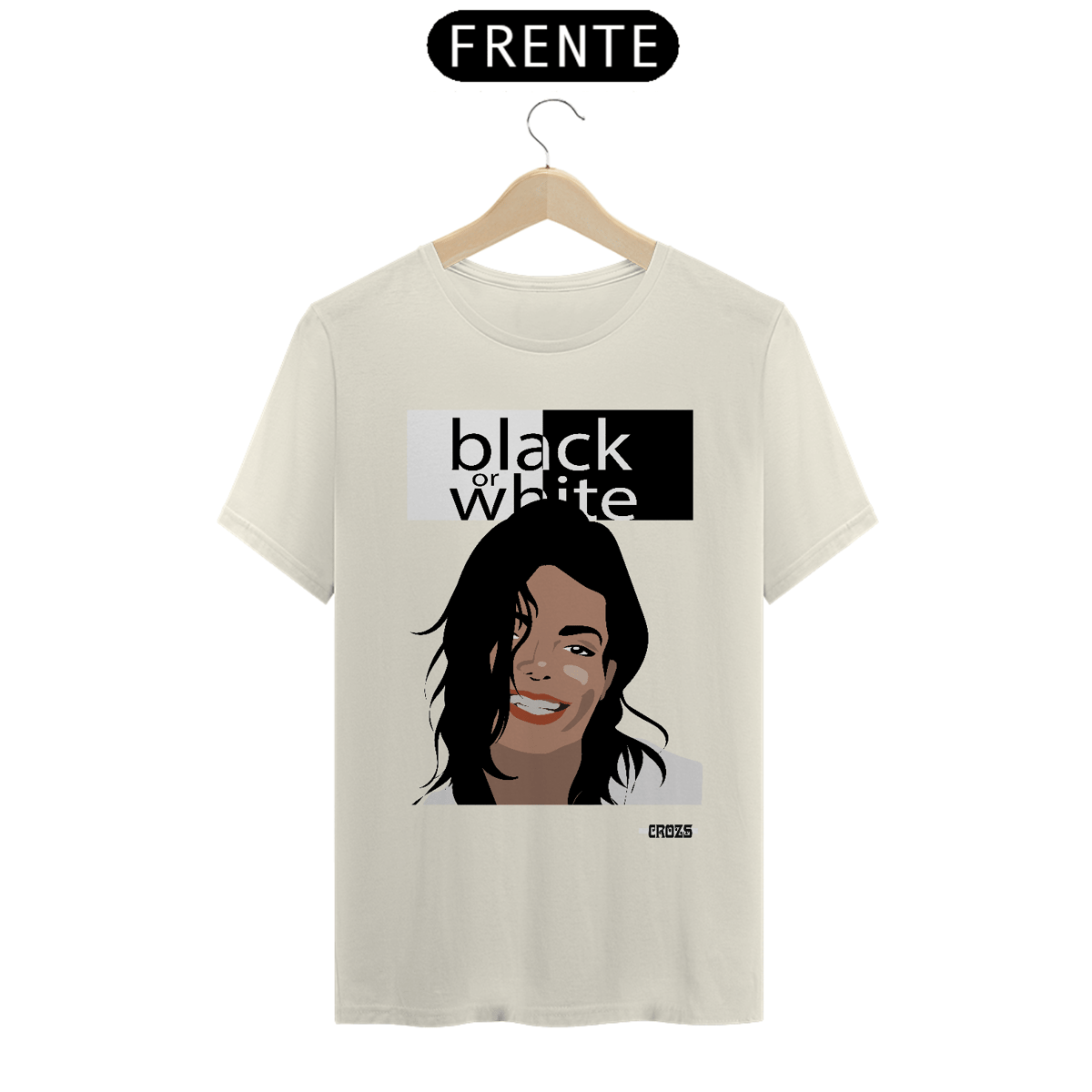 Nome do produto: Camiseta Prime Black Or White Michael Jackson