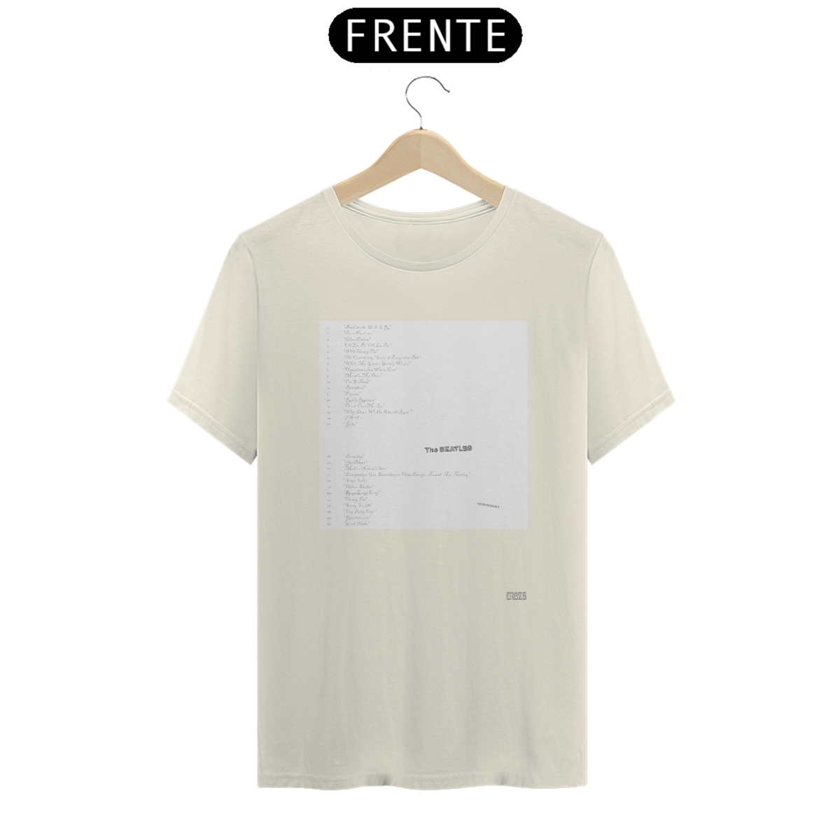 Nome do produto: Camiseta Premium The White Album