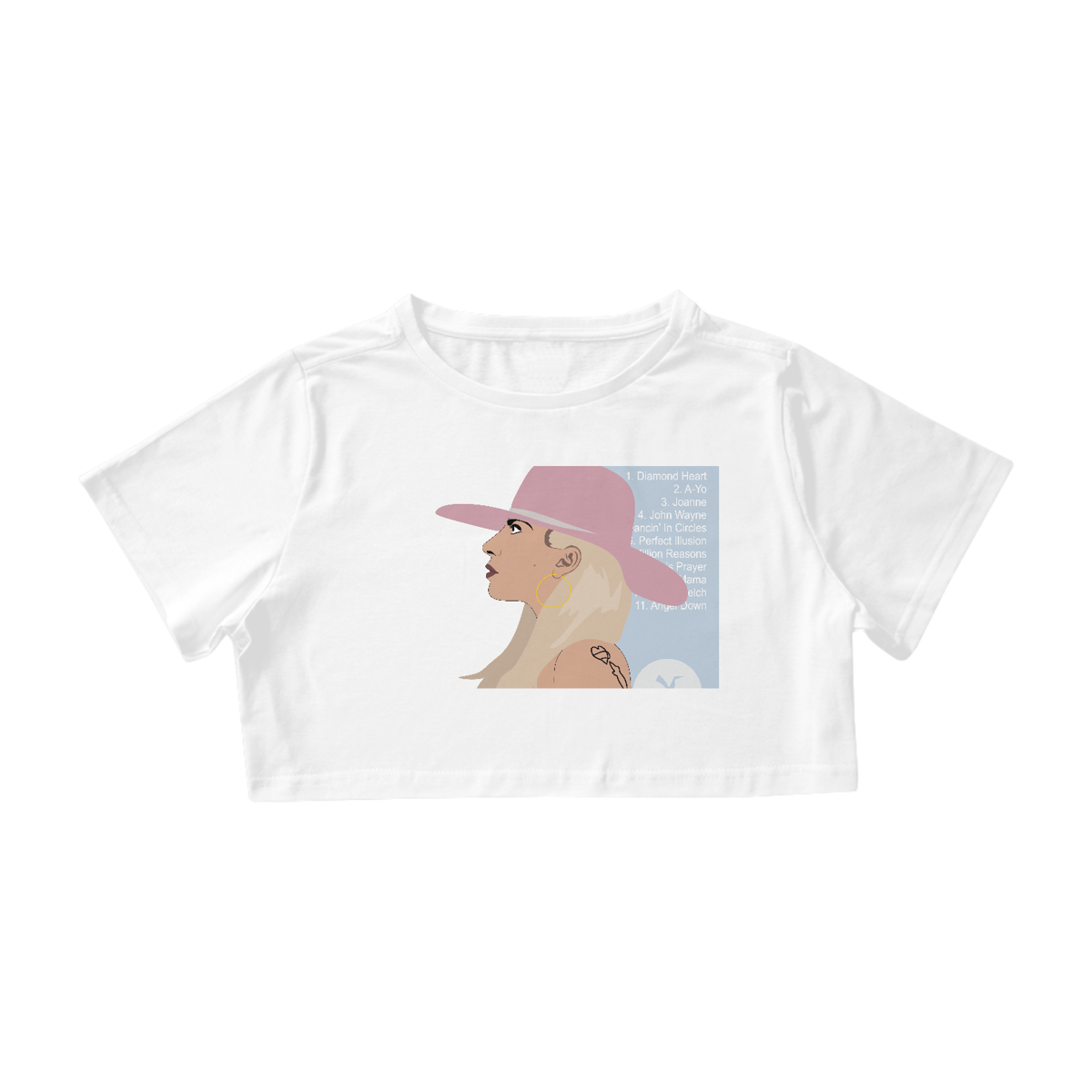 Nome do produto: Cropped  Gaga - Joanne