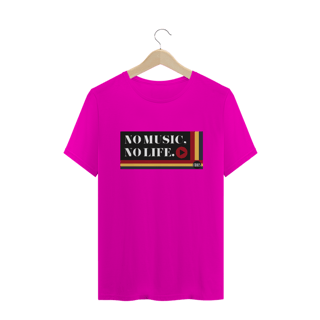 Nome do produto Camiseta No Music, No Life.