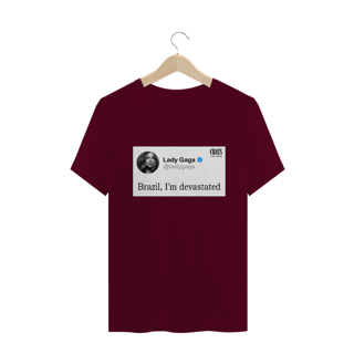 Nome do produto Camiseta Brazil, Im Devastated