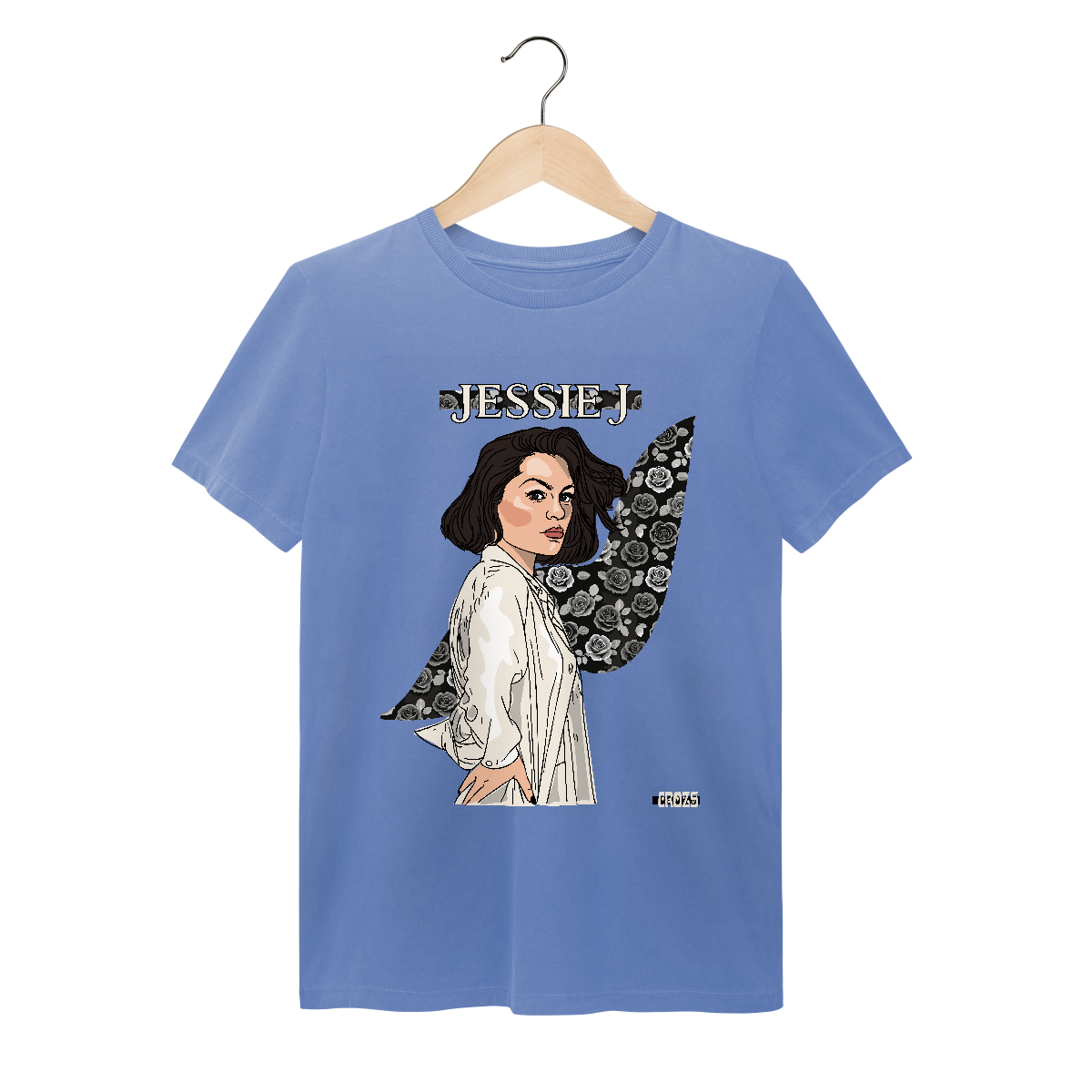 Nome do produto: Camiseta Estonada Jessie J Roses