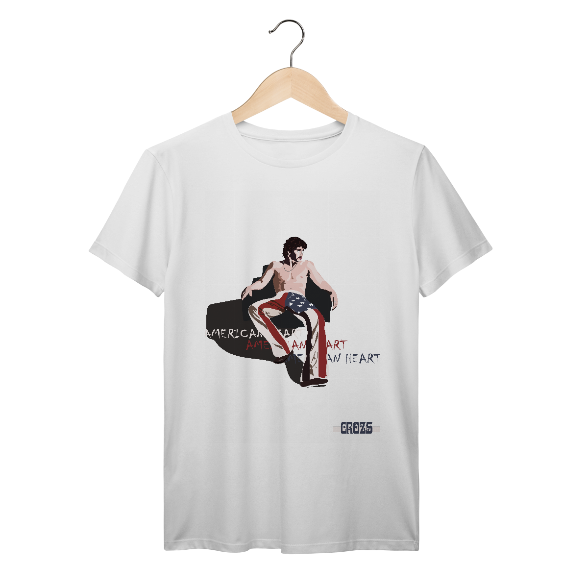 Nome do produto: Camiseta Premium American Heart Benson Boone