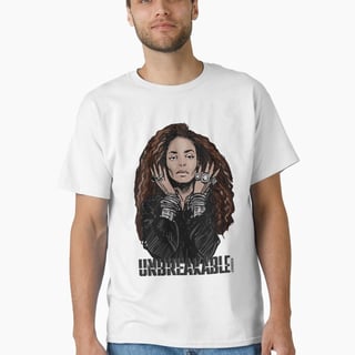 Nome do produto Camiseta quality Janet Jackson Unbreakable