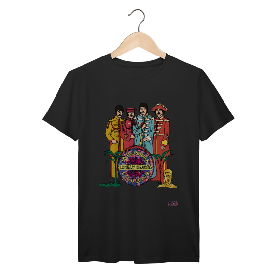 Camiseta Premium Beatles Sgt. Peppers