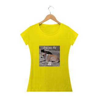 Nome do produto Camiseta Baby Basica Amo meu Pet 5