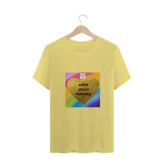 Nome do produto Camiseta Amor União e Parceria DB