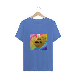 Nome do produto Camiseta Estonada Amar é Ser Livre DB
