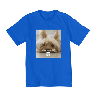 Nome do produto Camiseta Infantil Amo meu pet 1