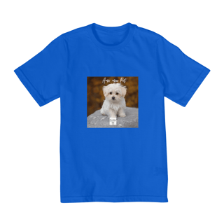 Nome do produto Camiseta Infantil Amo meu Pet