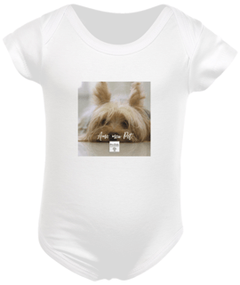 Nome do produto Body Infantil Amo meu Pet1