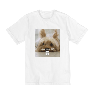Nome do produto Camiseta Infantil Amo meu pet 1