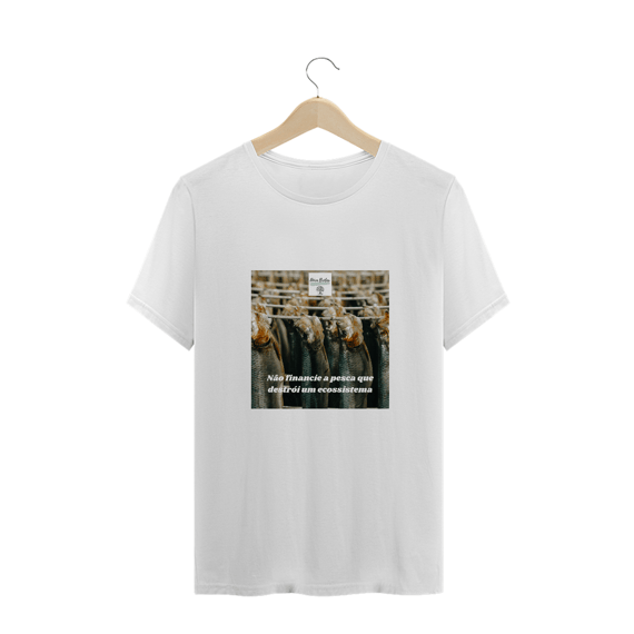 Camisa Oceano Não Financie a Pesca que Destrói