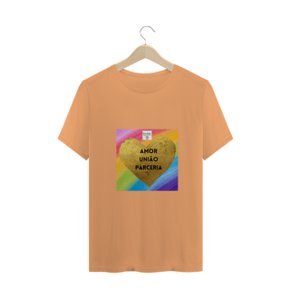 Nome do produto Camiseta Amor União e Parceria DB