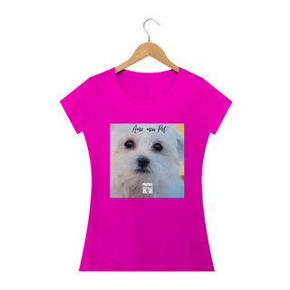 Nome do produto Camiseta Baby Amo meu Pet 3