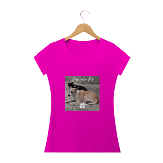 Nome do produto Camiseta Baby Basica Amo meu Pet 5