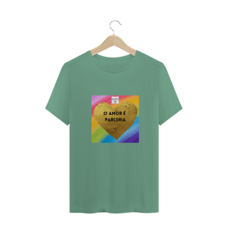 Nome do produto Camiseta Estonada O Amor é Parceria 