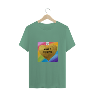 Nome do produto Camiseta Estonada Amar é Ser Livre DB