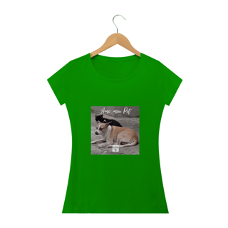Nome do produto Camiseta Baby Basica Amo meu Pet 5
