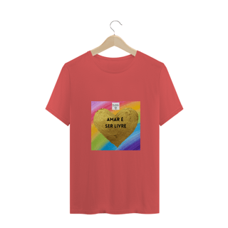 Nome do produto Camiseta Estonada Amar é Ser Livre DB