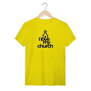 Nome do produto Camiseta masculina - I love my church