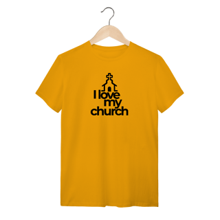 Nome do produto Camiseta masculina - I love my church