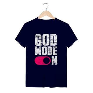 Nome do produto Camiseta masculina - God Mode ON