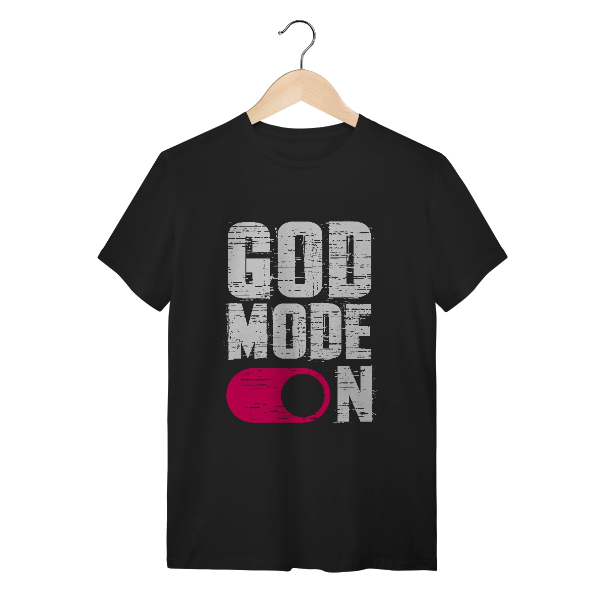 Nome do produto: Camiseta masculina - God Mode ON